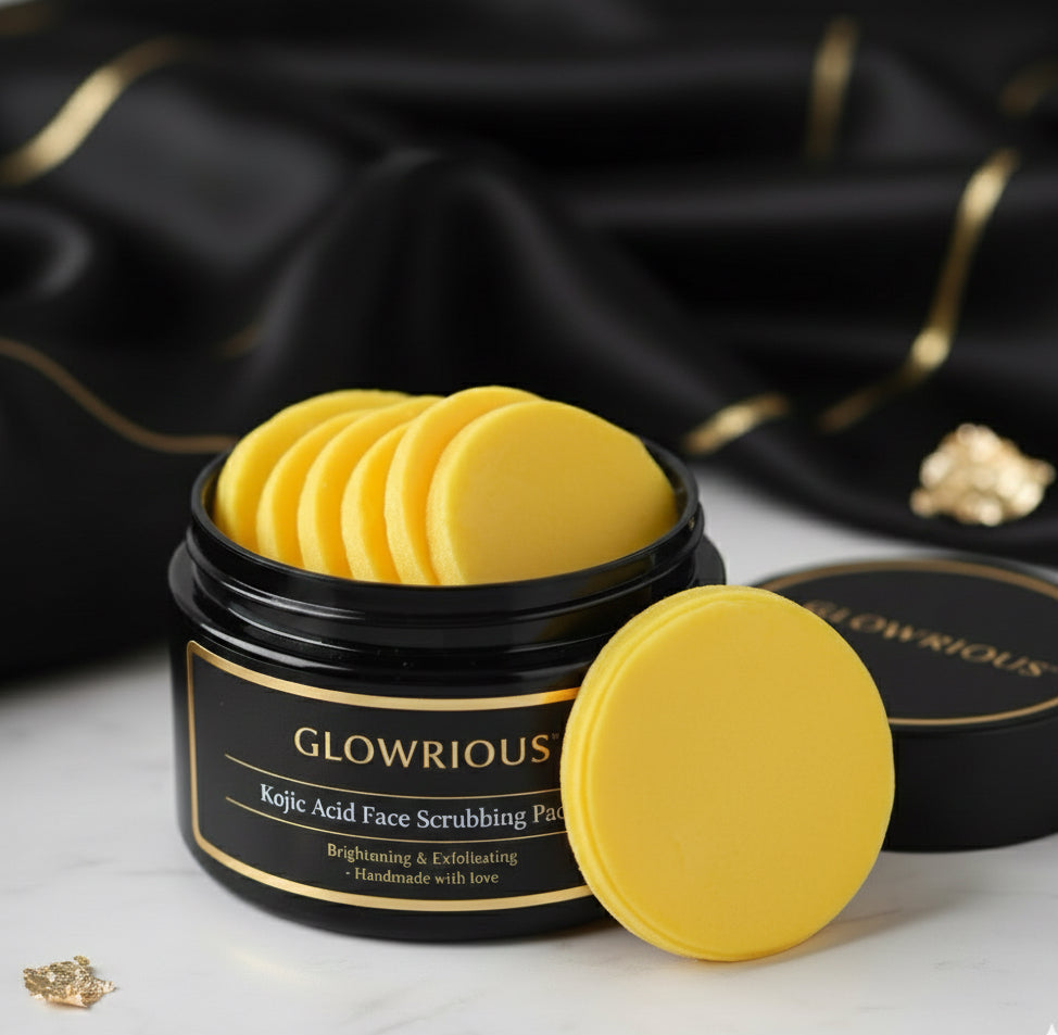 GLOWRIOUS-KOJIC ACID SCRUBBING PADS